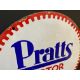 A Pratts Motor Oil circular double sided enamel sign, in good condition, 21" diameter. - Image 2 of 6