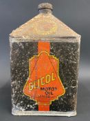 A Redline-Glico Limited gallon pyramid can.