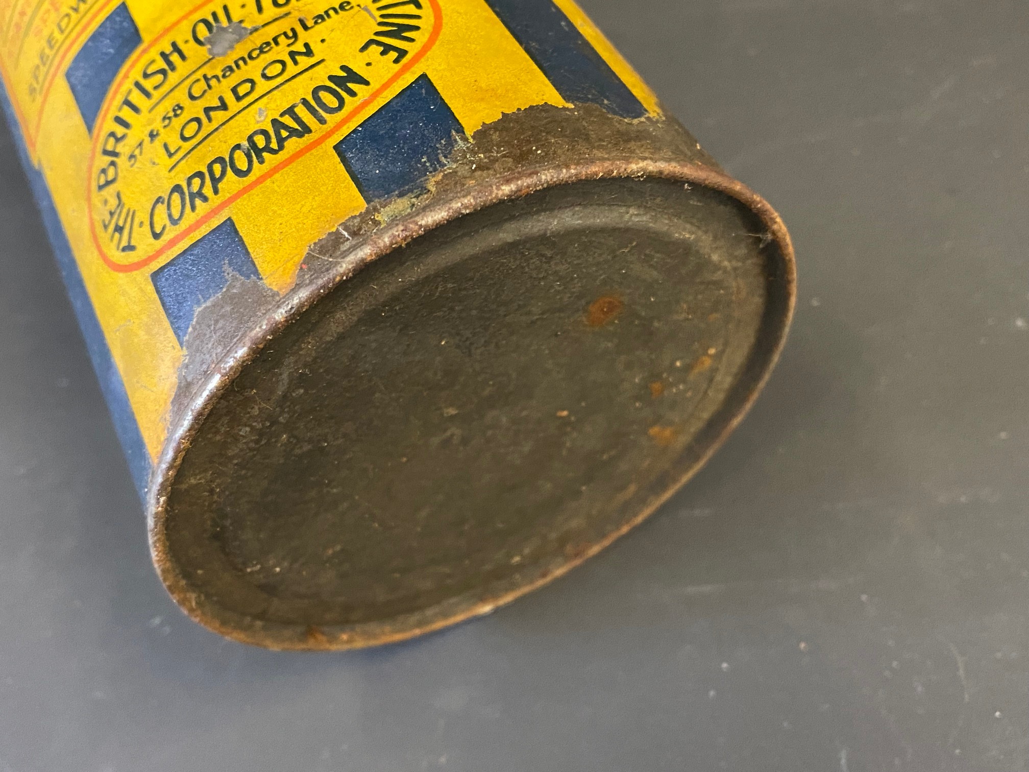 A Speedwell cylindrical quart can. - Image 4 of 4