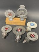 Six assorted RAC badges.