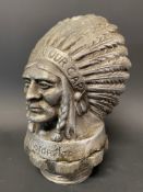 A Guy 'Feathers in our cap' mascot.