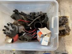 A box of distributor caps etc.