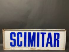 A Scimitar illuminated showroom lightbox, 36