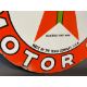 A Texaco Motor Oil circular double sided enamel sign in excellent condition, 20" diameter. - Image 4 of 8