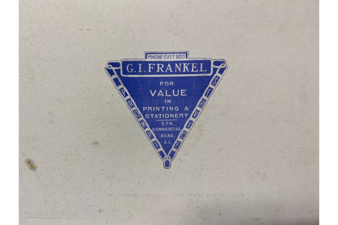 A small showcard advertising 'Cycles Cleaned & Overhauled', printed by G.I. Frankel, 12 x 9 1/2". - Image 5 of 5
