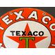 A Texaco Motor Oil circular double sided enamel sign in excellent condition, 20" diameter. - Image 6 of 8