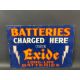 An Exide Batteries tin advertising sign of bright design and colour, 25 x 17 3/4". - Image 1 of 6