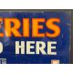 An Exide Batteries tin advertising sign of bright design and colour, 25 x 17 3/4". - Image 5 of 6