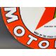 A Texaco Motor Oil circular double sided enamel sign in excellent condition, 20" diameter. - Image 8 of 8