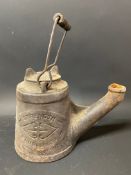 A Wells Unbreakable oil lamp, no.18.
