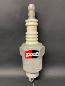 A Champion plastic advertising spark plug, 22 1/2