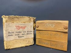 A rare Coro Motor Cycle Repair Outfit in original box.