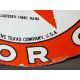A Texaco Motor Oil circular double sided enamel sign in excellent condition, 20" diameter. - Image 7 of 8