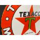 A Texaco Motor Oil circular double sided enamel sign in excellent condition, 20" diameter. - Image 3 of 8