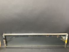 A vintage car windscreen, 44 1/4