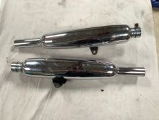 A pair of BSA silencers.