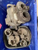 A 1952 AJS G9 engine, completeness unknown, no. 52/G9 2024.