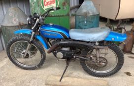 1973 Kawasaki G-5 100 Dual Sport Twin Shock in Candy Blue Reg. no Not registered Frame no G5 44351