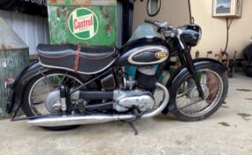 1956 TWN (Triumph Werke Nurnberg) BDG 250 SL Sport Reg. no. 547 XVM Frame no. 322697