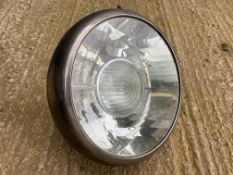 A large Bosch nickel plated headlamp, approx. 11 1/4