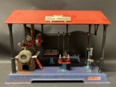 A Wilesco steam plant model.