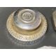 A silver plated case marked Cruss Aus Dem Rheinland, a French enamel plaque, a Riley chassis plate - Image 4 of 4