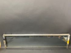 A vintage car windscreen, 44 1/4
