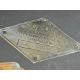 A silver plated case marked Cruss Aus Dem Rheinland, a French enamel plaque, a Riley chassis plate - Image 2 of 4