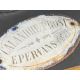 A silver plated case marked Cruss Aus Dem Rheinland, a French enamel plaque, a Riley chassis plate - Image 3 of 4