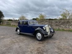 1937 Rover P2 14hp Sports Saloon Reg. no. CFY 993 Chassis no. 722763 Engine no. 722763
