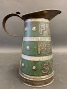 A Pratt's Perfection Spirit half gallon measure of unusually bright colour.
