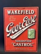 A Wakefield Gear-Ease pictorial showcard, 14 1/4 x 19 1/4