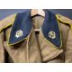 An original AA overcoat, with bakelite AA buttons and brass AA badges to the lapels, plus a pair - Image 2 of 3