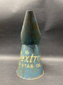 A Dextrol 10-Star Oil quart measure, dated 1962.