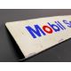 A Mobil Service Data tin pediment sign, 18 x 3". - Image 2 of 5