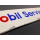 A Mobil Service Data tin pediment sign, 18 x 3". - Image 3 of 5