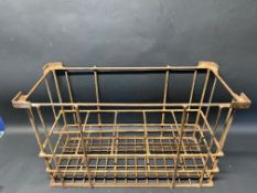 A 10-division oil bottle crate.