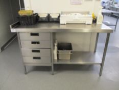 Stainless Steel Prep Table