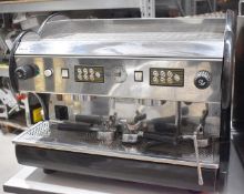 1 x CMA Two Group Commercial Espresso Coffee Machine With Stainless Steel Exterior - Model SAE 2-