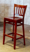 4 x Wooden Restaurant Barstools - CL701 - Location: Ashton Moss, Manchester, OL7Collections:This