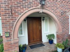 1 x Stone Front Door Archway - To Be Removed From An Exclusive Property In Hale Barns - No VAT