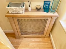 1 x Wooden Radiator Cover - To Be Removed From An Exclusive Property - CL716 - NO VAT On Hammer -