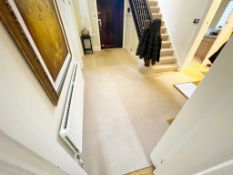 1 x Hallway Carpet In A Neutral Beige Tone - To Be Removed From An Exclusive Property In Hale Barns