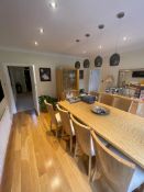 4.5 Metre Long Section Of Real Oak Wooden Flooring - To Be Removed From An Exclusive Property