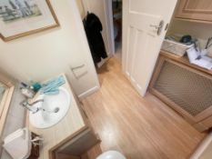 1 x Laminate Toilet Flooring - To Be Removed From An Exclusive Property In Hale Barns - CL716