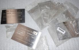 8 x Brewing Vessels Specification Plates - Size 15 x 10 cms - CL717 - Ref: GCA433 WH5 - Location: