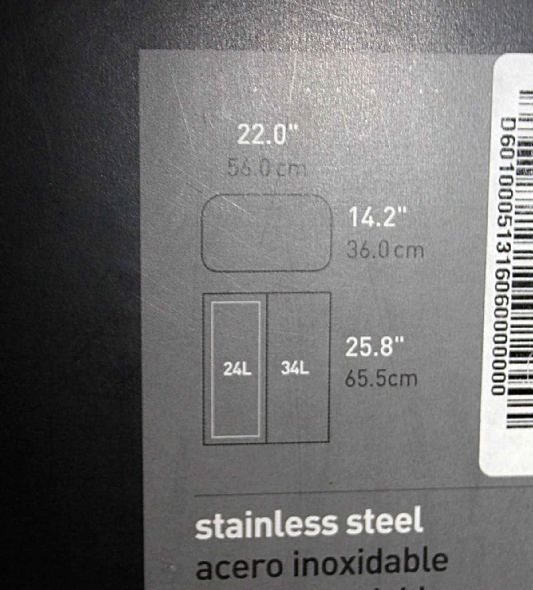 1 x SIMPLEHUMAN Dual Compartment Recycling Pedal Bin In Stainless Steel - Original Price £189.95 - Image 11 of 12