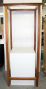 1 x Huge 2-Metre Tall Display Plinth With Frame - Impressive Ex-Showroom Piece - Ref: HAR286 GIT -