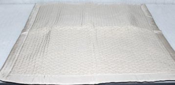 1 x HARRODS OF LONDON Silk Square Pillowcase / Cushion Cover - Dimensions: 65cm x 65cm - Unused Ex-