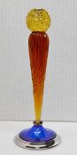 1 x BALDI 'Home Jewels' Italian Hand-crafted Artisan 'Sphere' Candle Stick *Original RRP £2.665.00*